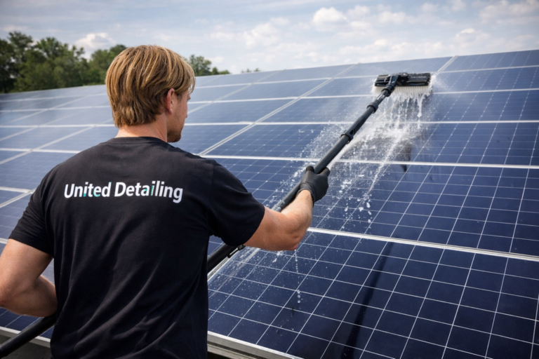 United Detailing Solar Panel Cleaning